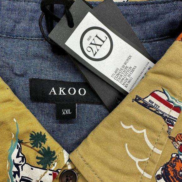 Akoo Climate Woven Button Up (2X) - Picture 7 of 9